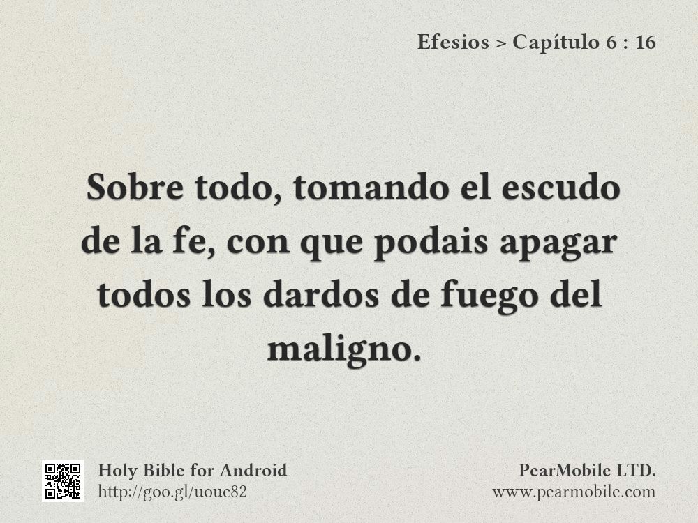 Efesios, Capítulo 6:16